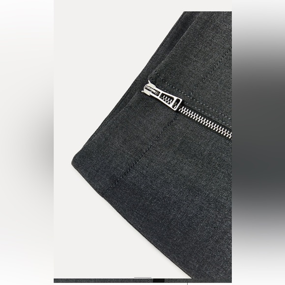 Zara ZW COLLECTION ZIPPERED PENCIL SKIRT - Picture 9 of 14